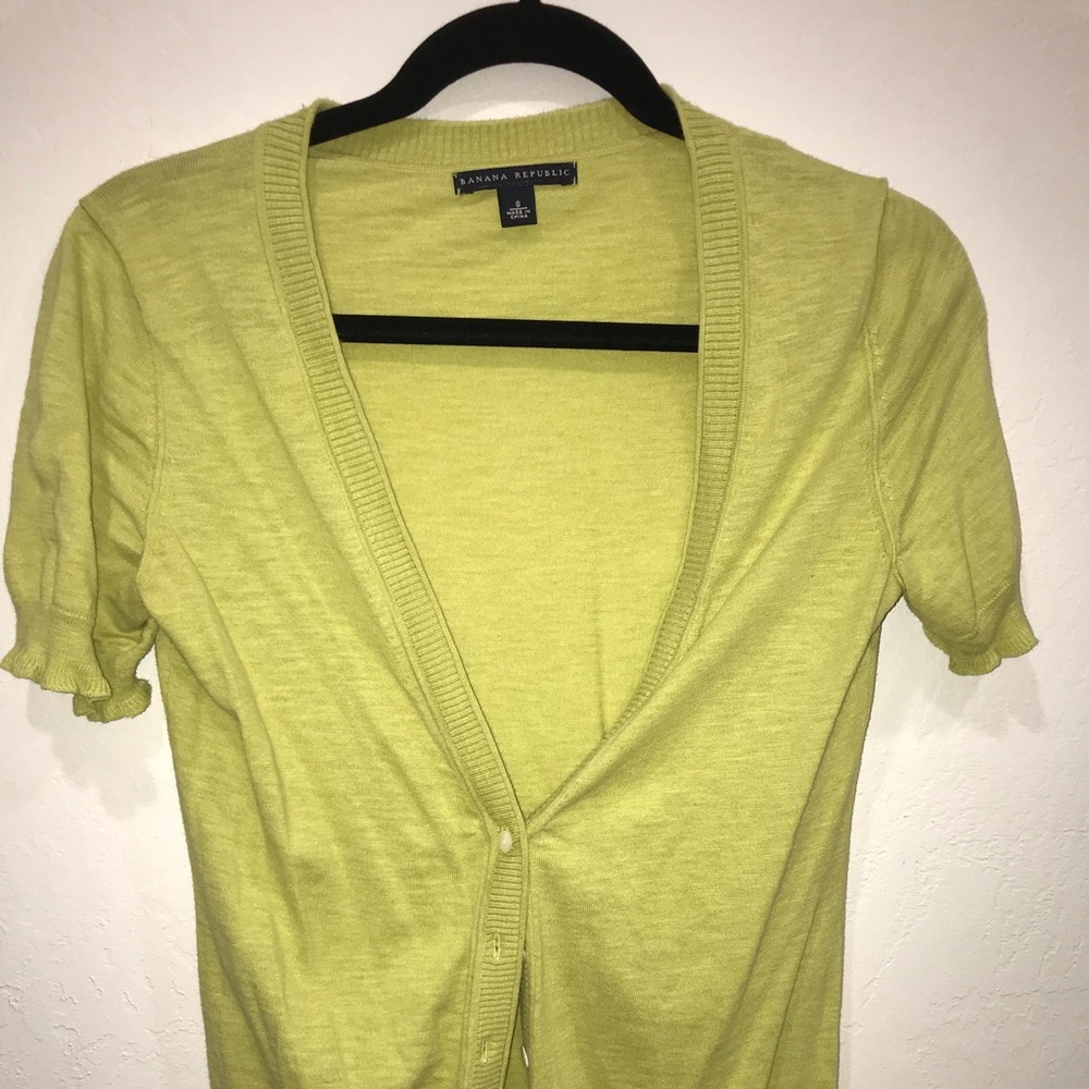 ☆lime green cardigan☆